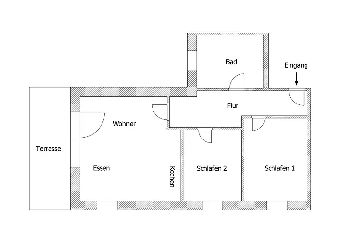 Grosse Fahrt Lägenhet